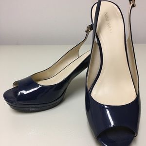 Nine West Slingback Platform Pumps